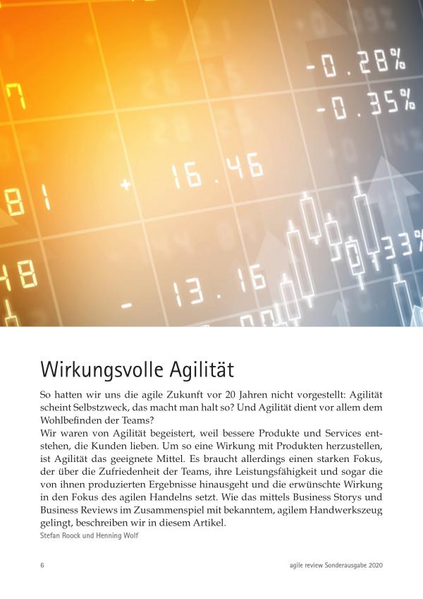 Wirkungsvolle Agilität