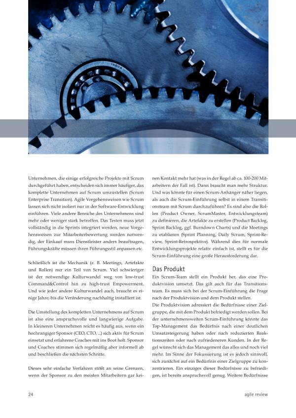 Enterprise Transition mit Scrum