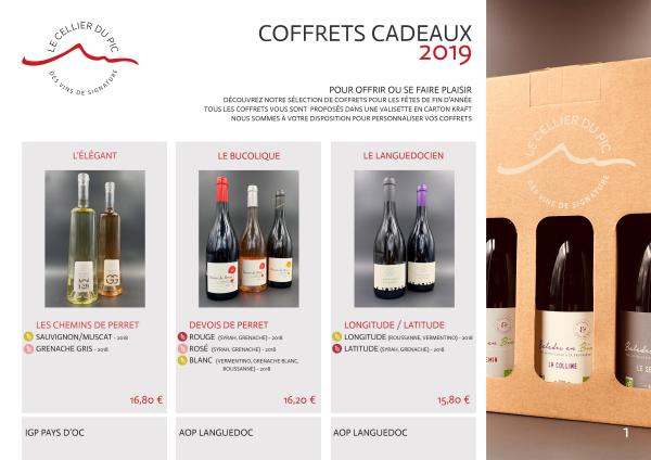 Coffrets Cellier du Pic 2019 - Assas Coffrets Cellier du Pic Assas 2019