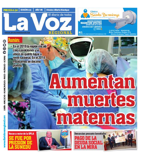 DIARIO LA VOZ EDICIÓN 153 .