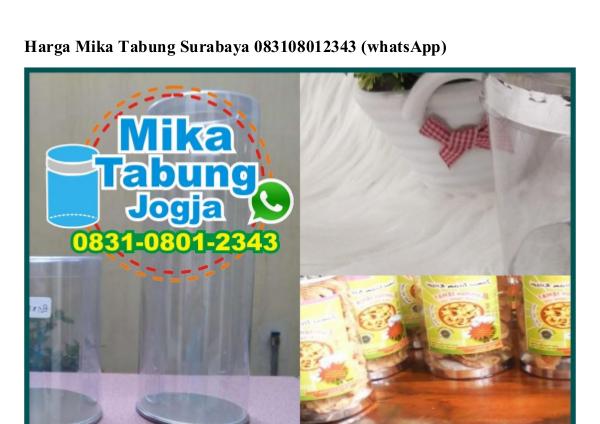 Harga Mika Tabung Surabaya 083I080I2343[wa] harga mika tabung surabaya