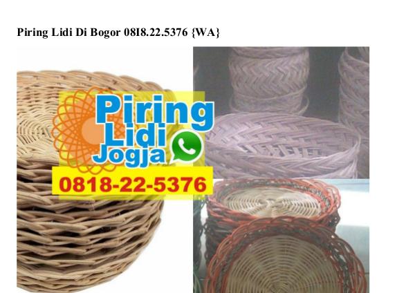 Piring Lidi Di Bogor 0818-22-5376[wa] piring lidi di bogor