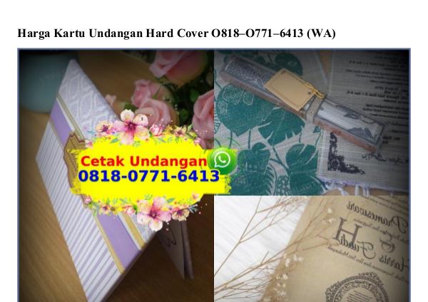 Harga Kartu Undangan Hard Cover O818·O771·6413[wa] harga kartu undangan hard cover