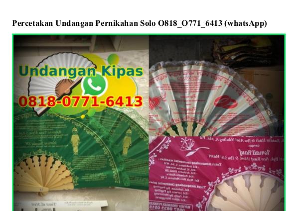 Percetakan Undangan Pernikahan Solo Ô818.Ô771.6413[wa] percetakan undangan pernikahan solo