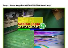 Tempat Sablon Yogyakarta 083I&middot;I308&middot;56I4[wa]