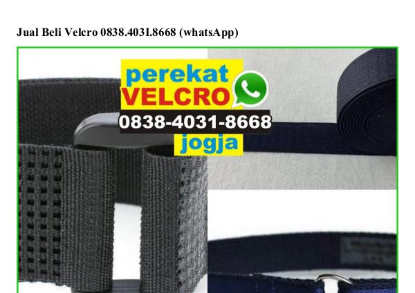 Jual Beli Velcro Ô838-4Ô3I-8668[wa] jual beli velcro