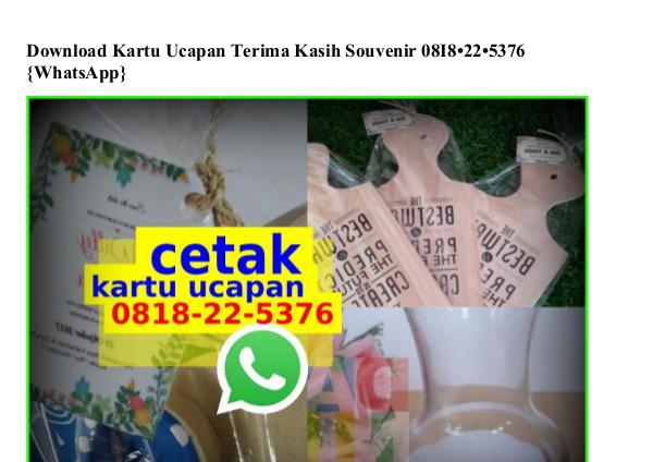 Download Kartu Ucapan Terima Kasih Souvenir 0818~22~5376[wa] download kartu ucapan terima kasih souvenir