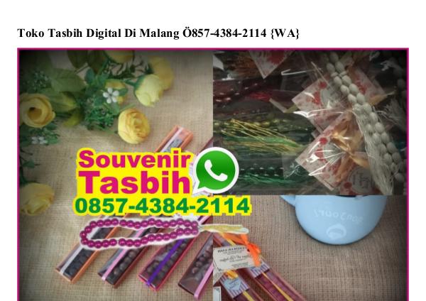 toko tasbih digital di malang