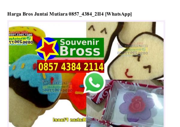 harga bros juntai mutiara