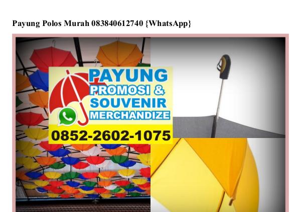 payung polos murah