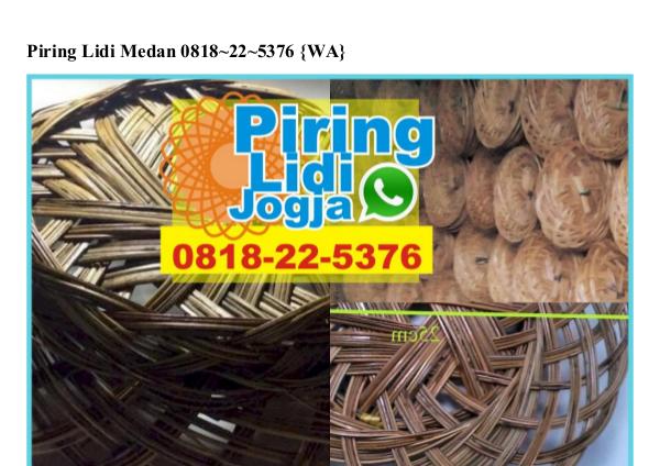 Piring Lidi Medan 0818·22·5376[wa] piring lidi medan