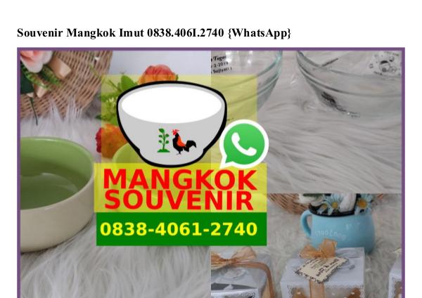 Souvenir Mangkok Imut 0838 406I 2740[wa] souvenir mangkok imut