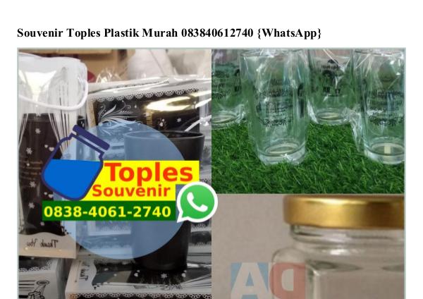 Souvenir Toples Plastik Murah O8384O61274O[wa] souvenir toples plastik murah