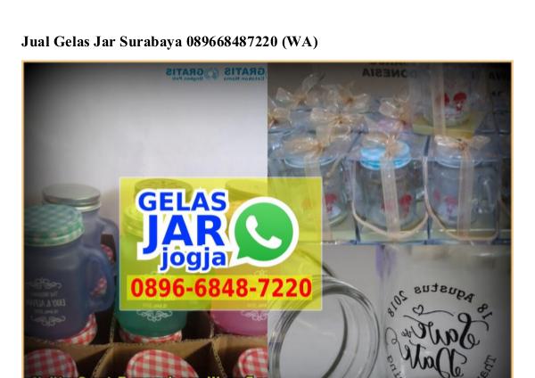 jual gelas jar surabaya jual gelas jar surabaya