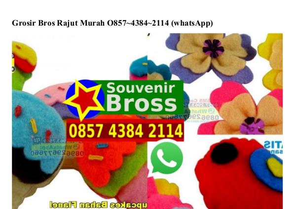 Grosir Bros Rajut Murah Ö857.4384.2114[wa] grosir bros rajut murah