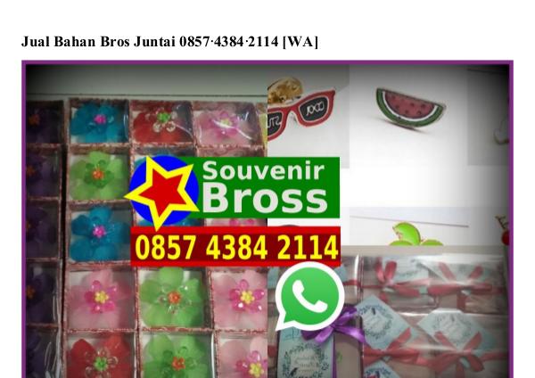 Jual Bahan Bros Juntai Ö85743842114[wa] jual bahan bros juntai