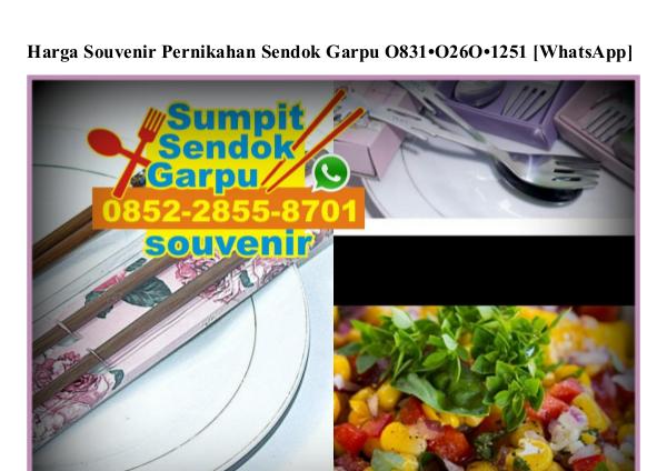 Harga Souvenir Pernikahan Sendok Garpu 0831~0260~1251[wa] harga souvenir pernikahan sendok garpu