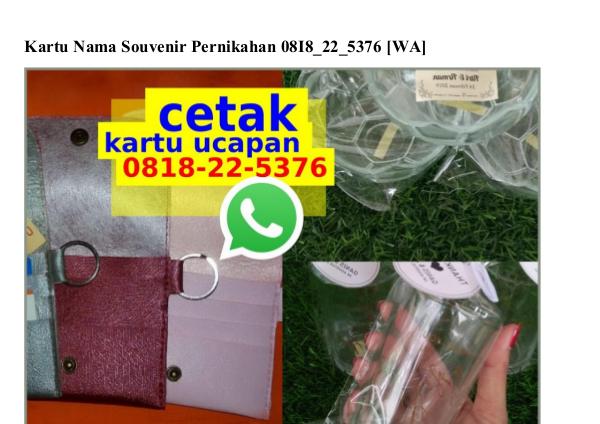 Kartu Nama Souvenir Pernikahan O818•22•5376[wa] kartu nama souvenir pernikahan