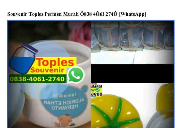 Souvenir Toples Permen Murah O838_4O6I_274O[wa] souvenir toples permen murah