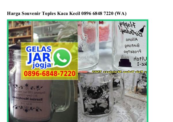 Harga Souvenir Toples Kaca Kecil O8966848722O[wa] harga souvenir toples kaca kecil