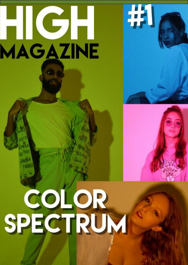 HIGH MAGAZINE #1 - COLOR SPECTRUM COLOR SPECTRUM