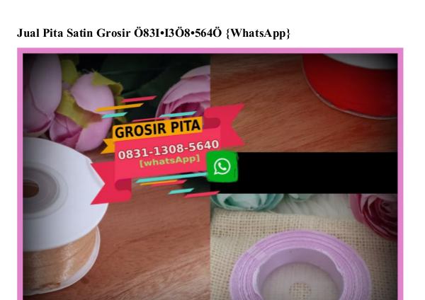 Contoh Kartu Ucapan Terimakasih Di Souvenir O818.22.5376 [WhatsApp] jual pita satin grosir