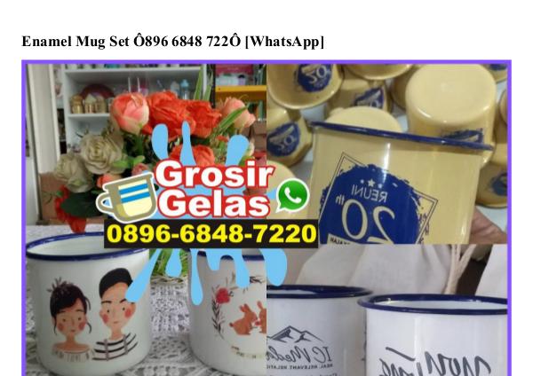 Contoh Kartu Ucapan Terimakasih Di Souvenir O818.22.5376 [WhatsApp] enamel mug set