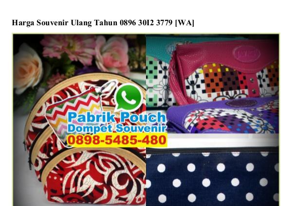 harga souvenir ulang tahun