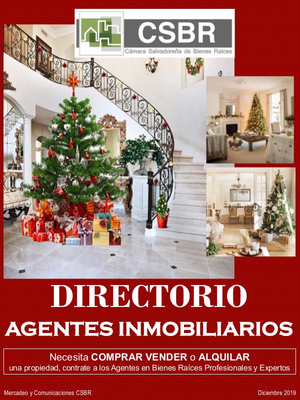 DIRECTORIO AGENTES BIENES RAICES CSBR Diciembre 2019 DIRECTORIO FINAL CSBR - DICIEMBRE 2019