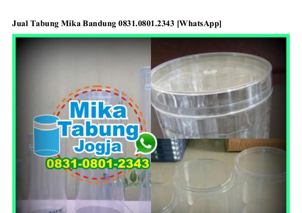 Jual Tabung Mika Bandung