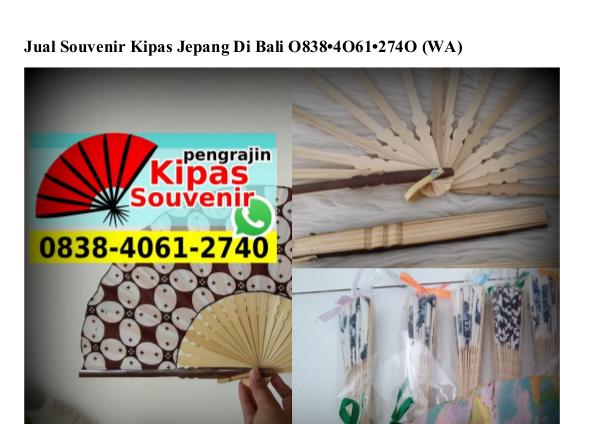 jual souvenir kipas jepang di bali