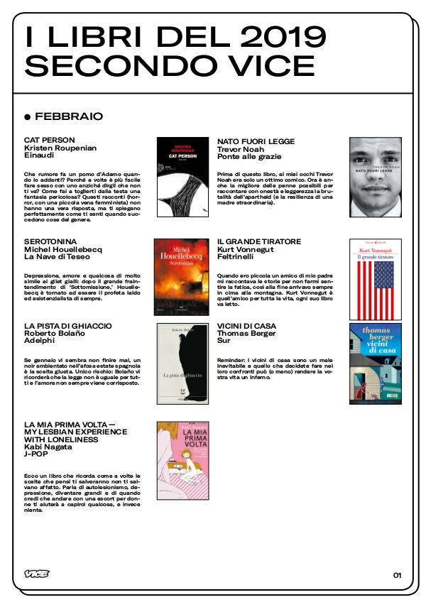 I libri del 2019, secondo VICE Italia. libri 2019 VICE Italia