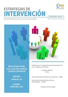 Estrategias de intervención