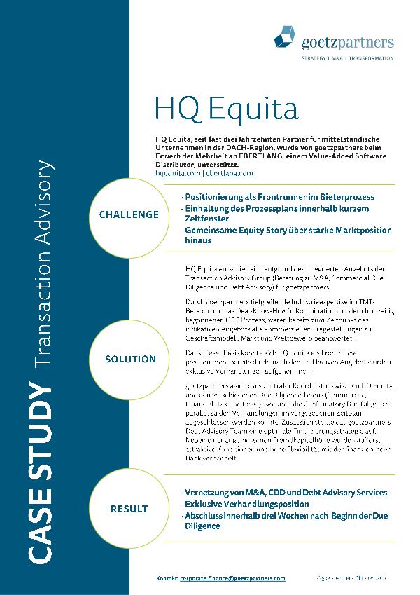 Client Case: HQ Equita