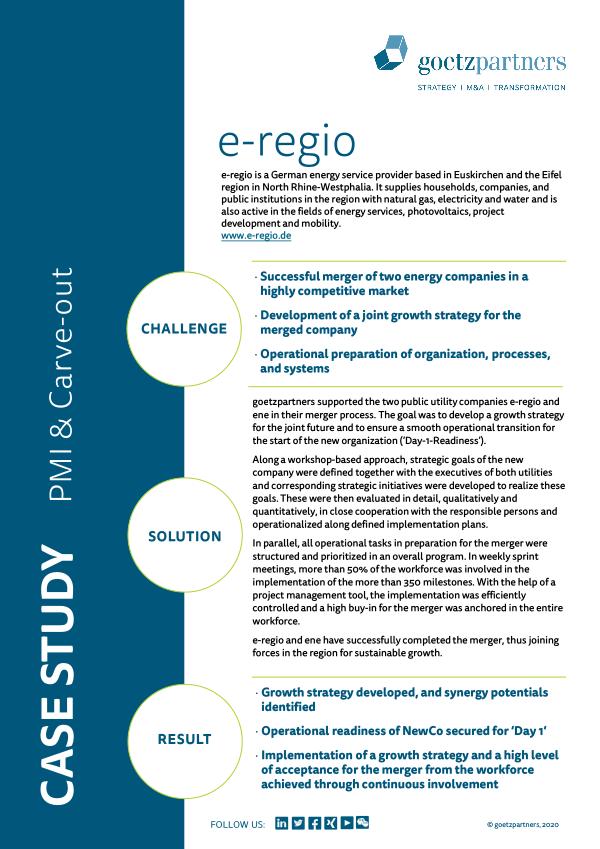 Client Case: e-regio