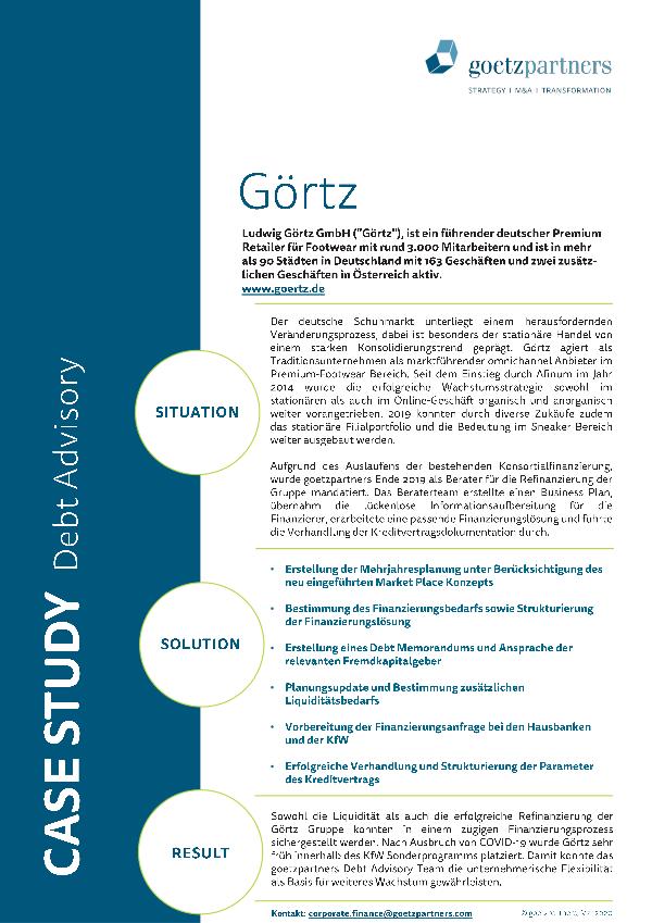 Client Case: Görtz