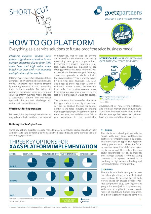 ShortCut: How to go platform