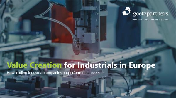 Value Creation for Industrials in Europe