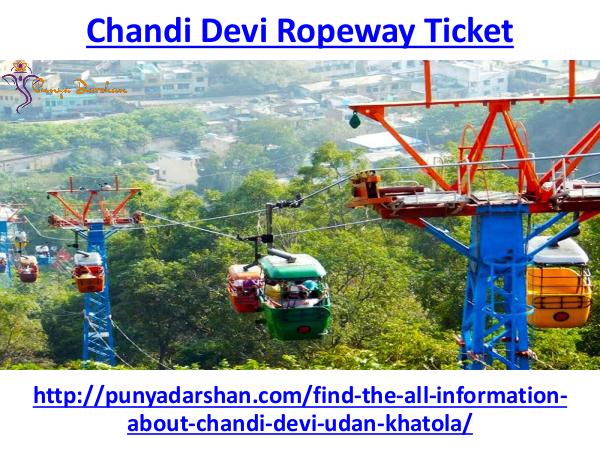 chandi devi ropeway ticket