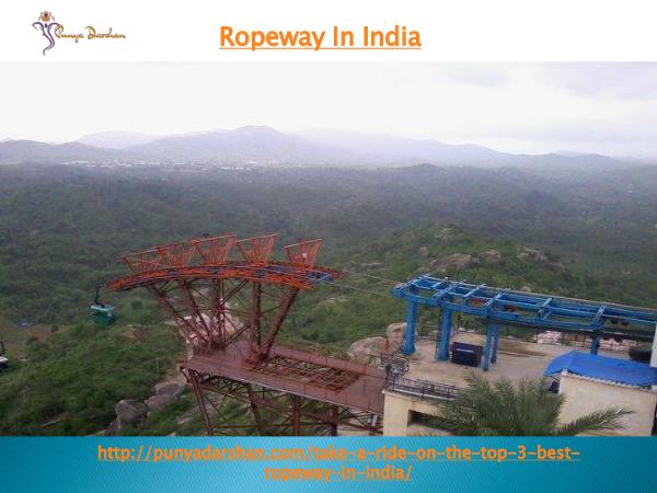 ropeway in india