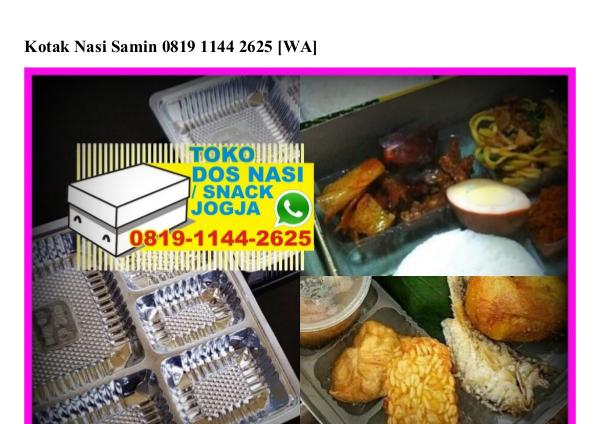 Kotak Nasi Samin Ô8I9-II44-2625[wa] kotak nasi samin