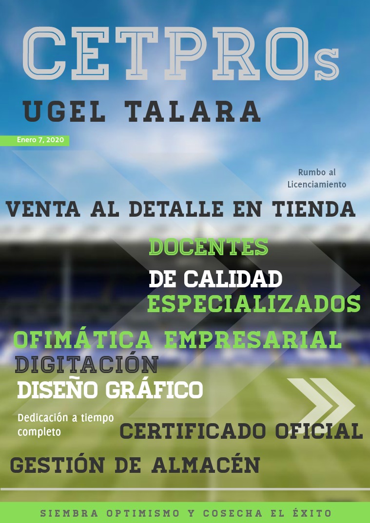 Licenciamiento de CETPROs Talara 2019 CETPROs 2019