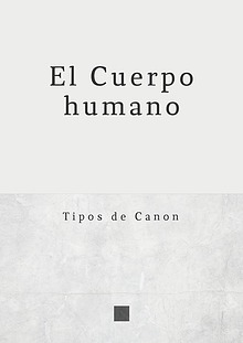 Canon del Cuerpo Humano