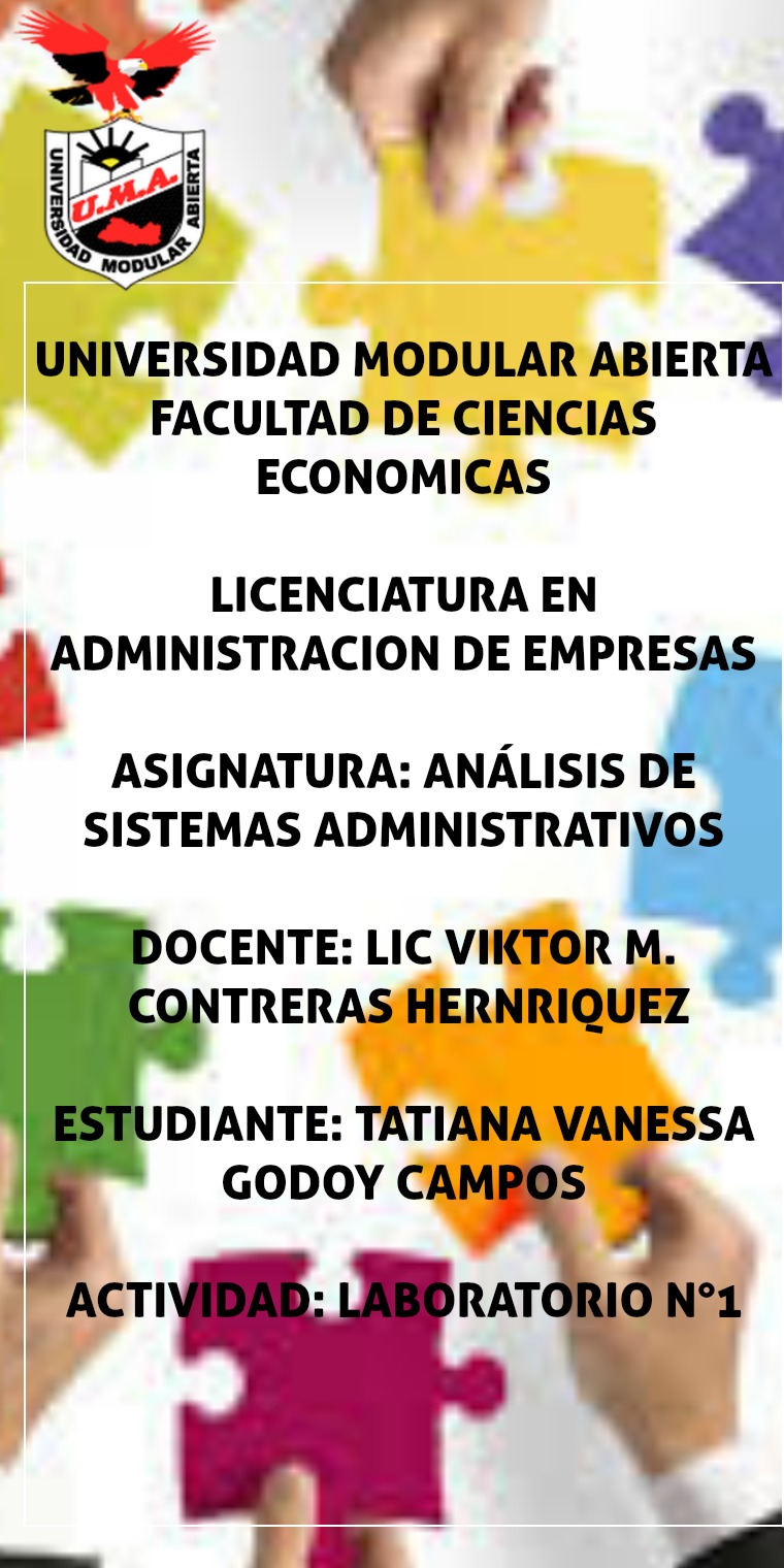 ANALISIS DE SISTEMAS ADMINISTRATIVOS Análisis De Sistemas De Administración