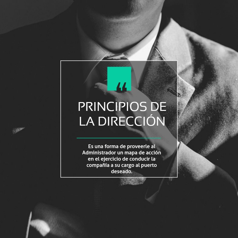 Los principios de la dirección