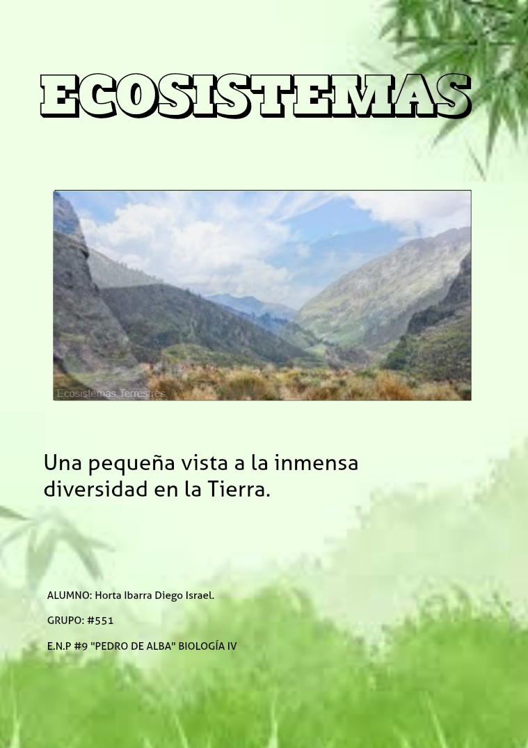 ECOSISTEMAS DE LA TIERRA