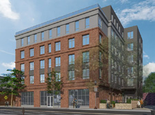 Architectural rendering of the 4259-4267 Washington Street building.