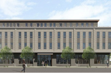 Architectural rendering of the 1028-1032 Dorchester Avenue building.