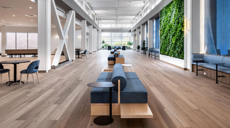 Blue Sky Amenities Center - corridor