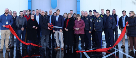 Ribbon-cutting for Hitchiner Manufacturing's new Shared Services Operations facility